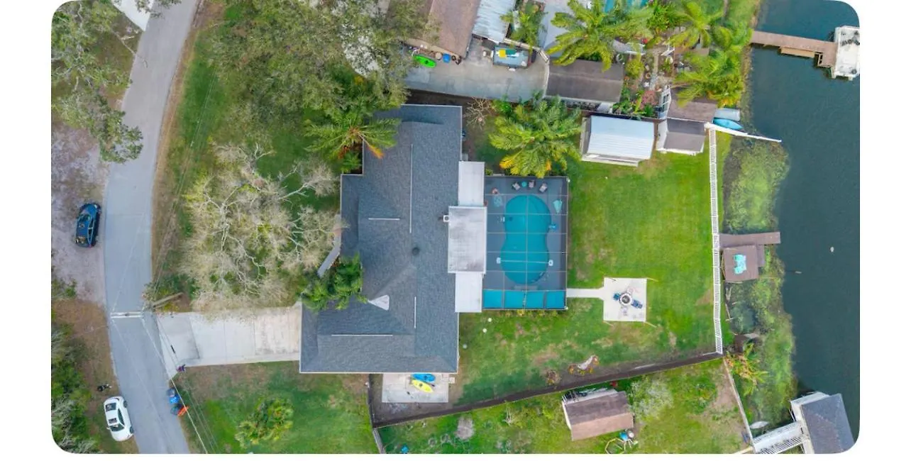 Διαμέρισμα Tampa Lakefront And Pool House Game Room